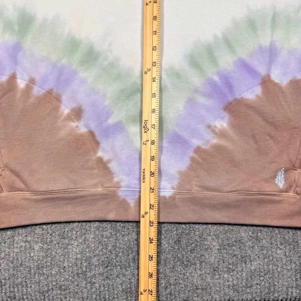 FP Movement Free People Tie Dye Sweatshirt Brown Purple Green Small